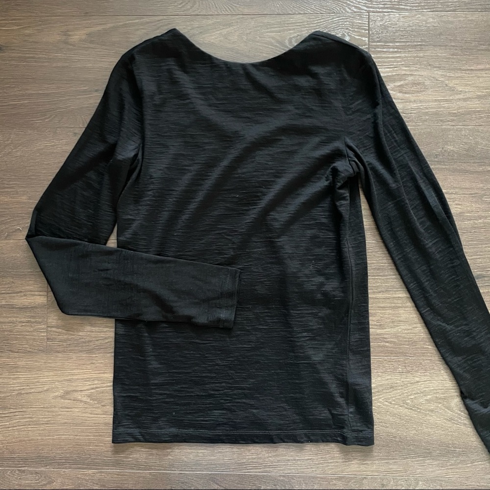 COS wool long sleeve top